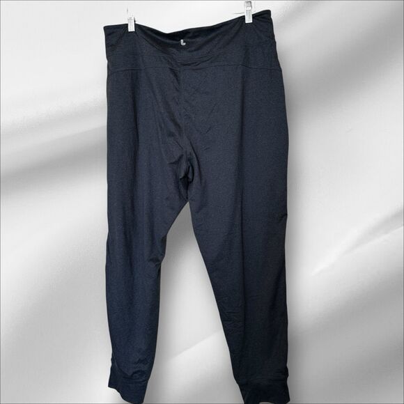 Lole Dark Grey Women’s Jogger Athletic Pants Leggings Drawstring Waist XL - Picture 2 of 5